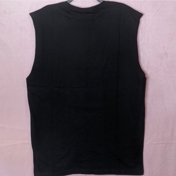 The Couture Club Black Box Logo Sleeveless Muscle Tank Top size Medium - Picture 3 of 6